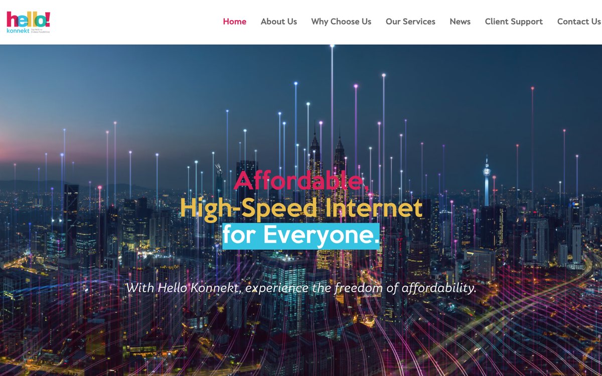 A responsive marketing website interface designed and built by Sparqle Digital